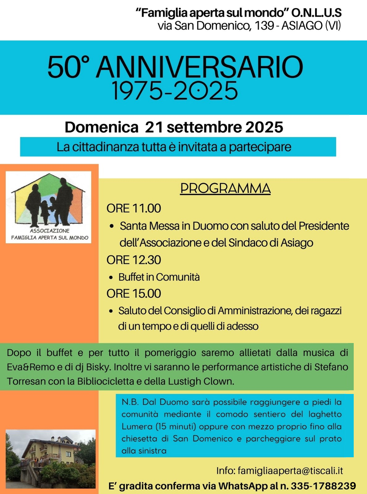 50° Anniversario - 21 settembre 2025